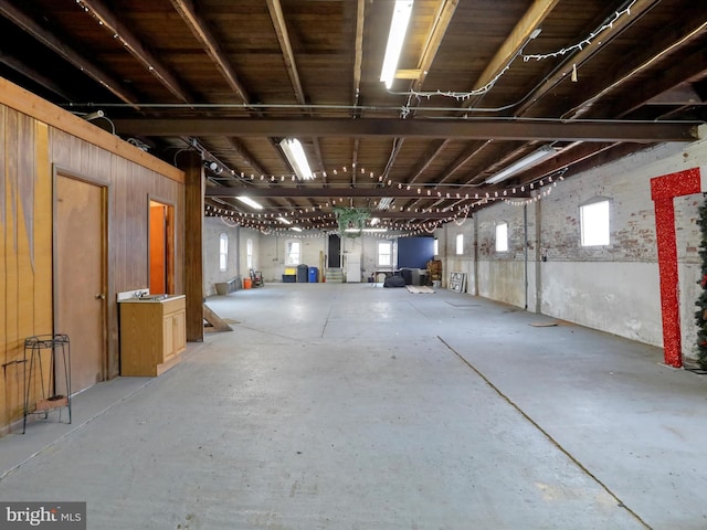 25 E Potomac St, Williamsport, MD 21795 - misc room featuring unfinished concrete floors and a garage