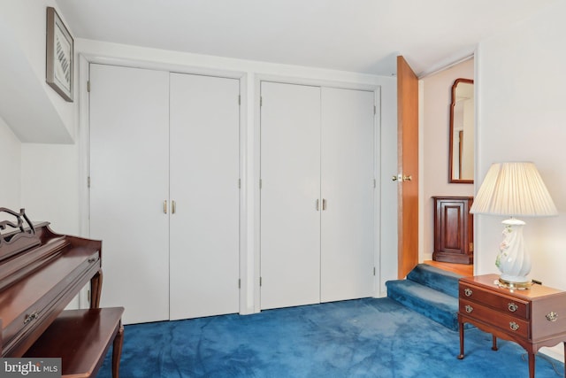 140 Ardmore Ave, Haddonfield, NJ 08033 - living area with carpet floors and stairs