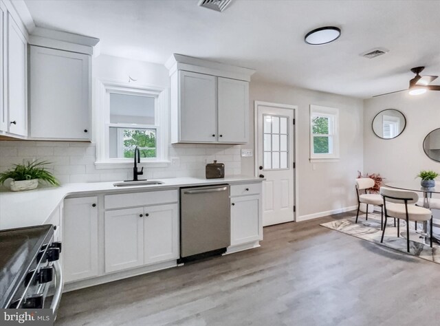 6985 Old Harrisburg Rd, York Springs, PA 17372 - kitchen featuring stainless steel appliances, tasteful backsplash, a sink, and plenty of natural light