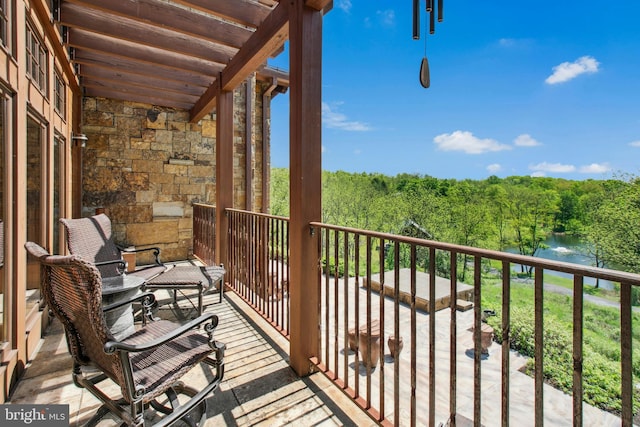 2042 Folk Rd, Fogelsville, PA 18051 - balcony featuring a water view