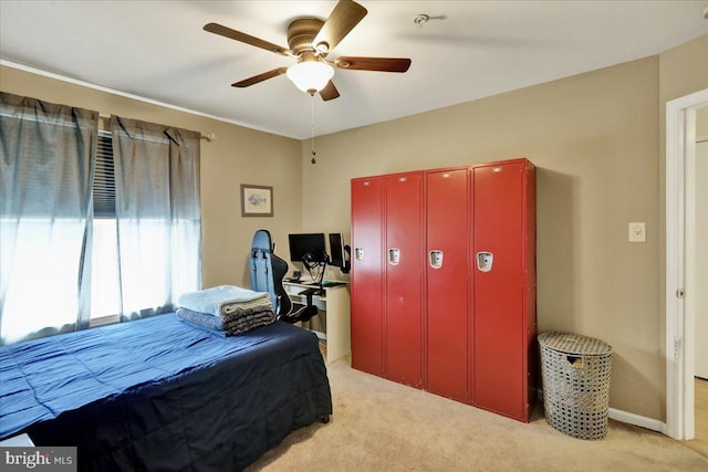 159 Waterford Ln, Reading, PA 19606 - bedroom with carpet flooring and ceiling fan
