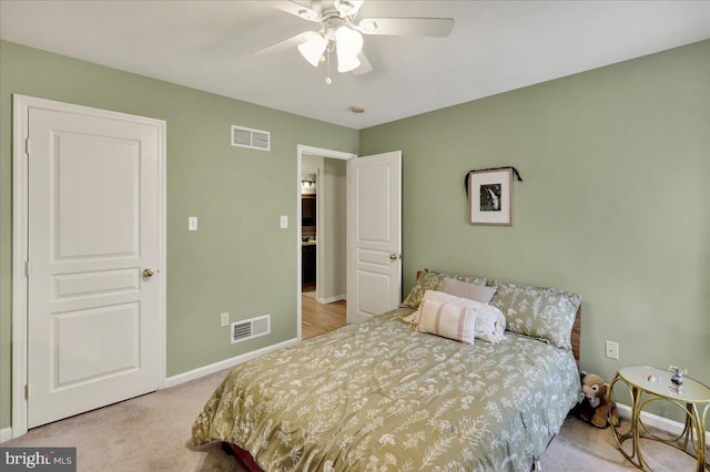 159 Waterford Ln, Reading, PA 19606 - carpeted bedroom featuring baseboards and ceiling fan