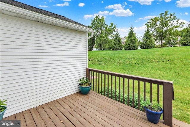 159 Waterford Ln, Reading, PA 19606 - wooden terrace featuring a yard