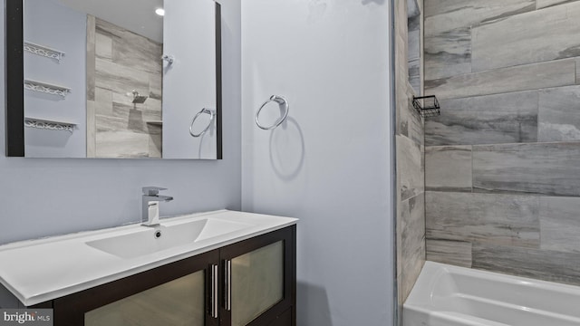 547 N 12th St Unit 2, Philadelphia, PA 19123 - bathroom featuring vanity and shower / bathtub combination