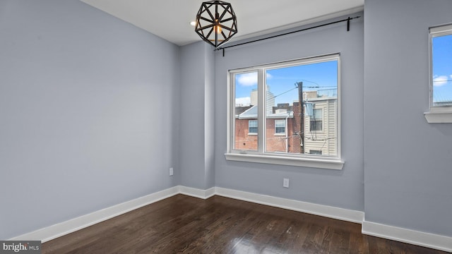 547 N 12th St Unit 2, Philadelphia, PA 19123 - unfurnished room with baseboards and dark wood finished floors