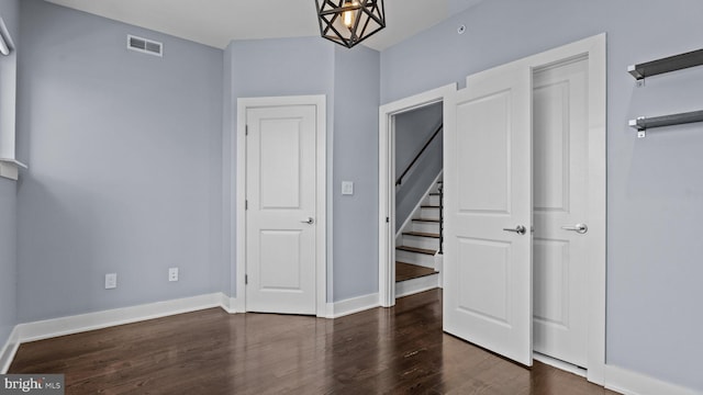 547 N 12th St Unit 2, Philadelphia, PA 19123 - unfurnished bedroom featuring wood finished floors and baseboards