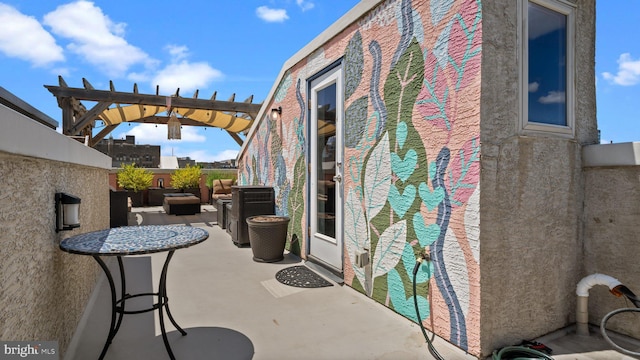 547 N 12th St Unit 2, Philadelphia, PA 19123 - view of patio with a pergola