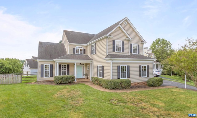 989 Clearfields Ln, Crozet, VA 22932 - traditional-style house with roof with shingles and a porch