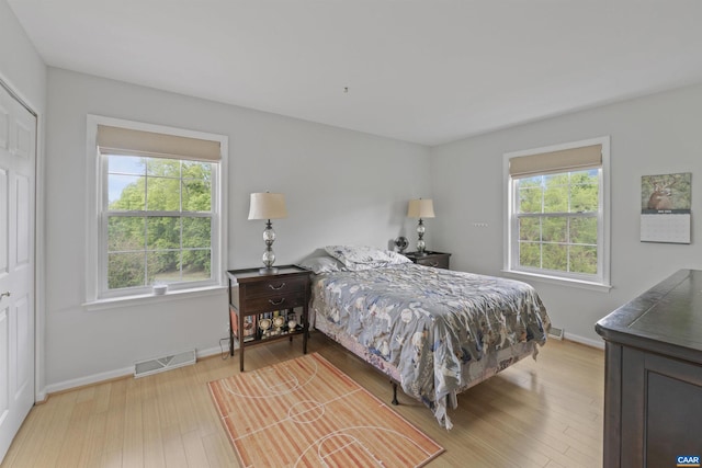 989 Clearfields Ln, Crozet, VA 22932 - bedroom with light wood-style flooring and baseboards