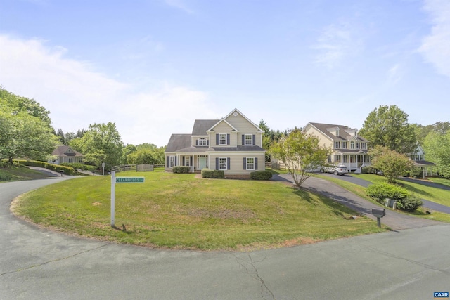 989 Clearfields Ln, Crozet, VA 22932 - traditional-style house with a front yard