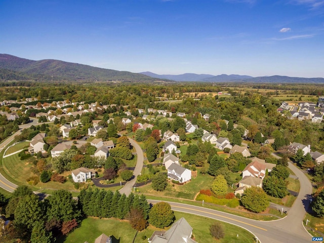 989 Clearfields Ln, Crozet, VA 22932 - aerial view of residential area featuring a mountainous background