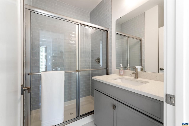 983 5th St SW, Charlottesville, VA 22902 - full bathroom with a shower stall and vanity
