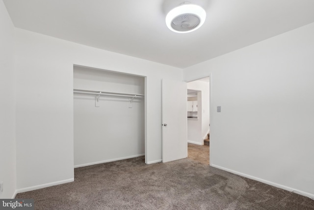 7 Breckenridge Dr, Sicklerville, NJ 08081 - unfurnished bedroom with carpet flooring, a closet, and baseboards