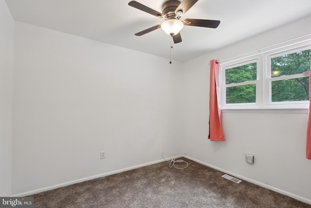 7 Breckenridge Dr, Sicklerville, NJ 08081 - empty room with carpet flooring, baseboards, and ceiling fan
