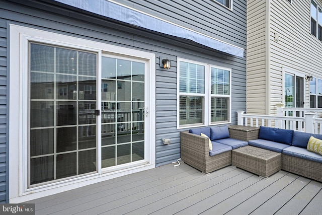 144 Bishop Way, Dublin, PA 18917 - wooden deck featuring outdoor lounge area