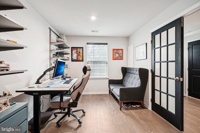144 Bishop Way, Dublin, PA 18917 - office area featuring wood finished floors and baseboards