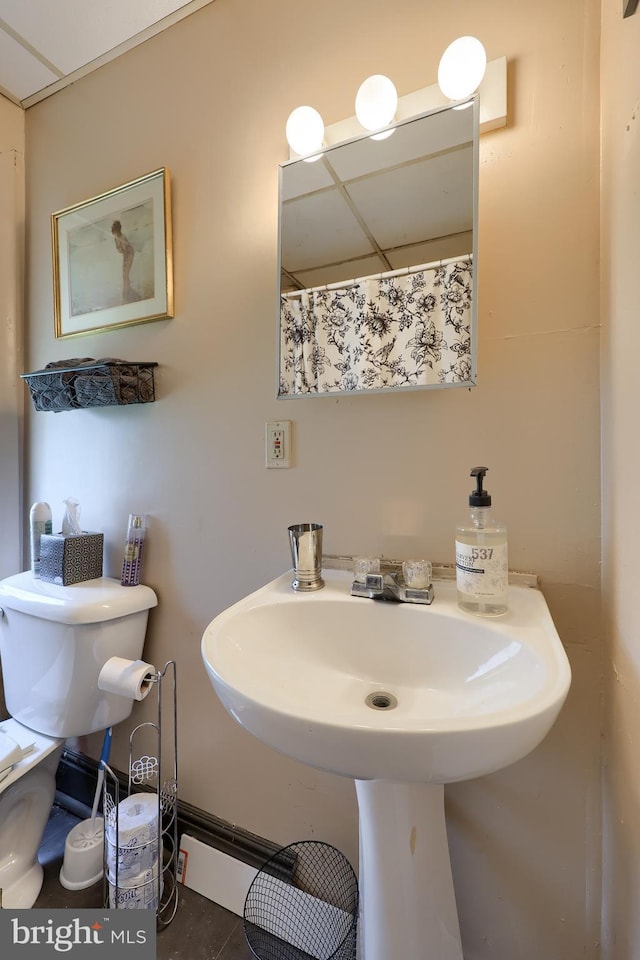 342 N Newberry St, York, PA 17401 - bathroom featuring a sink and toilet