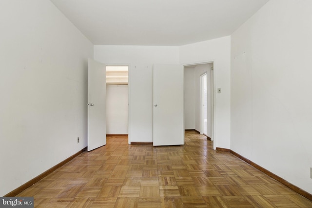 4200 Cathedral Ave NW Unit 317, Washington, DC 20016 - unfurnished bedroom featuring baseboards and a closet