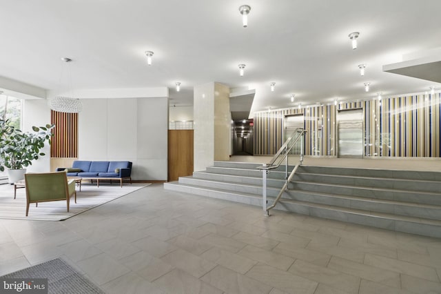 4200 Cathedral Ave NW Unit 317, Washington, DC 20016 - community lobby featuring stairs