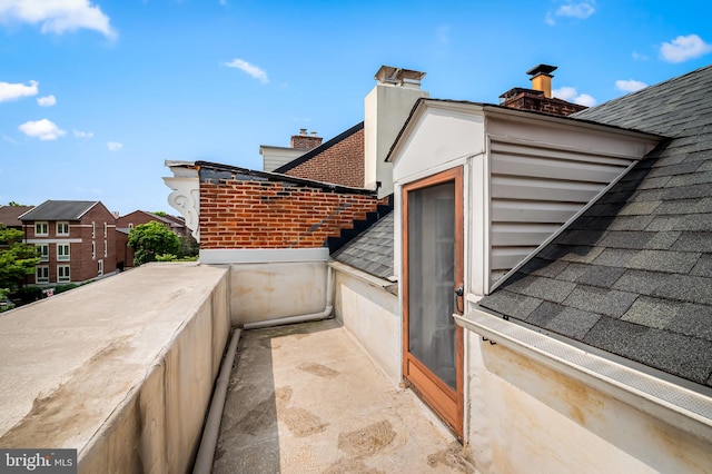 522 S Hanover St, Baltimore, MD 21201 - view of patio with a balcony
