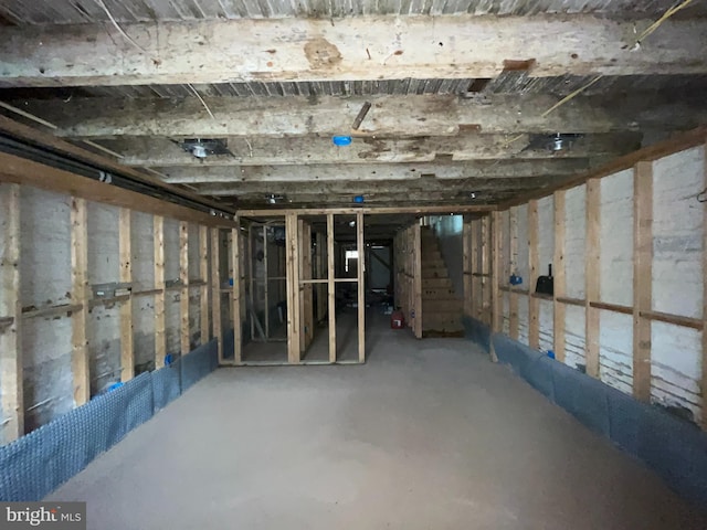 623 N Luzerne Ave, Baltimore, MD 21205 - view of unfinished below grade area