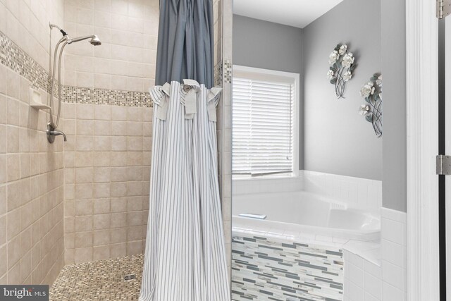 124 Willow Grove Mill Dr, Middletown, DE 19709 - full bath featuring a bath and tiled shower