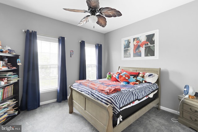 124 Willow Grove Mill Dr, Middletown, DE 19709 - carpeted bedroom with baseboards and ceiling fan