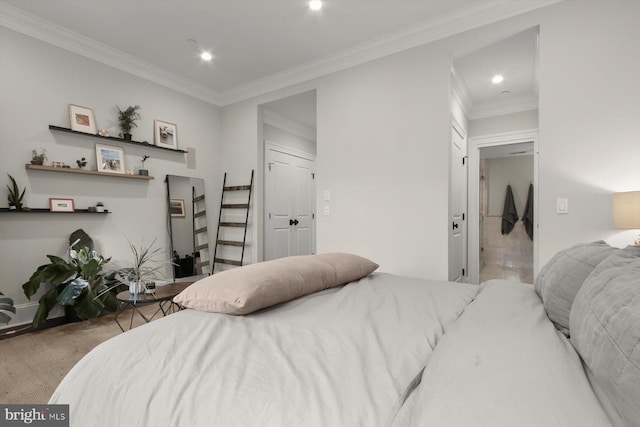 1775 Church St NW Unit 8, Washington, DC 20036 - bedroom with recessed lighting and crown molding