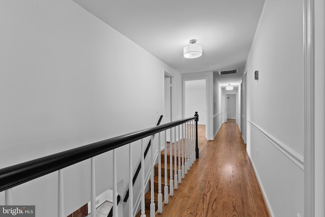 3713 Templeton Pl, Alexandria, VA 22304 - corridor with light wood-style flooring and an upstairs landing