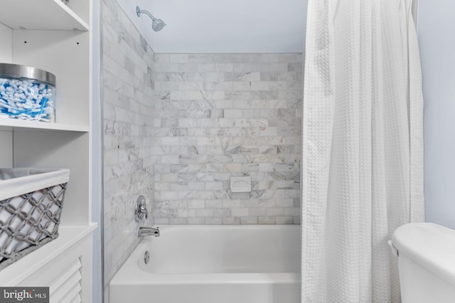 2050 N Calvert St Unit 106, Arlington, VA 22201 - bathroom featuring shower / tub combo and toilet