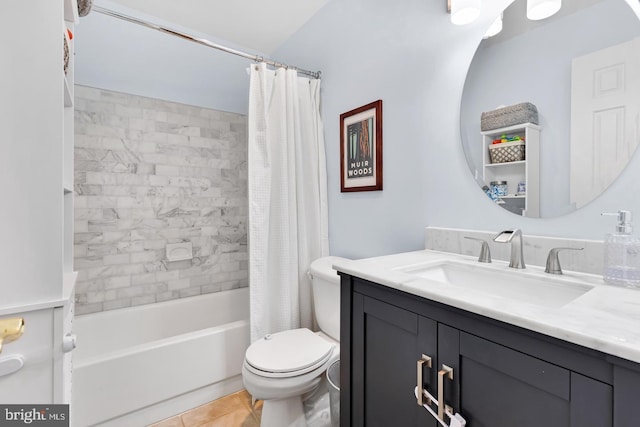 2050 N Calvert St Unit 106, Arlington, VA 22201 - full bath featuring vanity, shower / bath combo, and tile patterned flooring