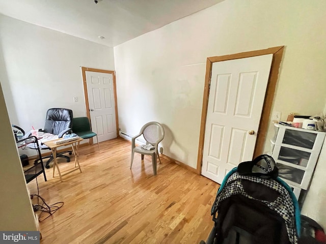 3647 N 19th St, Philadelphia, PA 19140 - sitting room with light wood-style floors