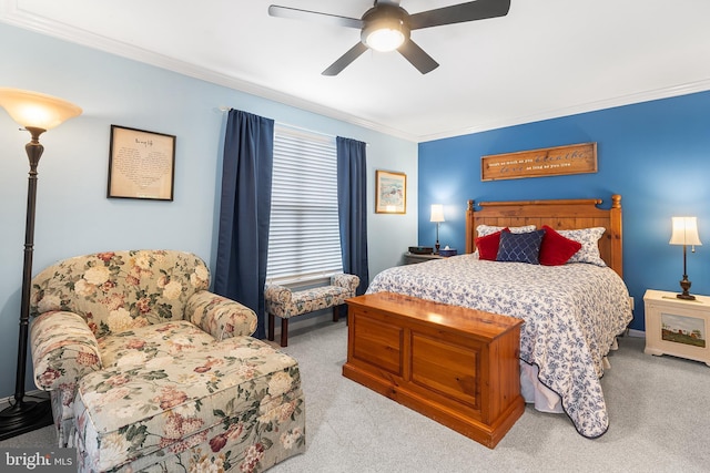 48 Avalon Ct Unit 2301, Doylestown, PA 18901 - carpeted bedroom with crown molding and ceiling fan