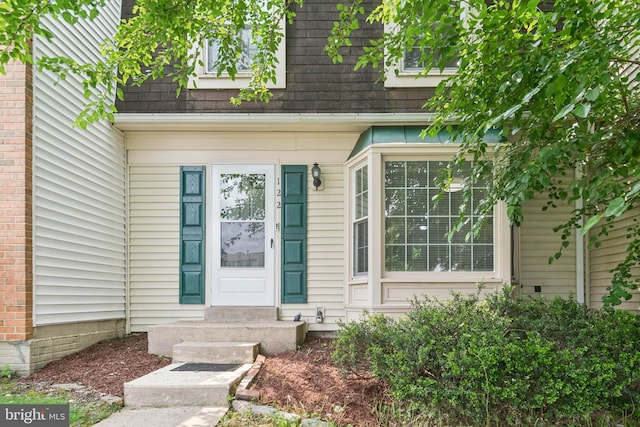 122 Sharpstead Ln, Gaithersburg, MD 20878 - doorway to property with roof with shingles