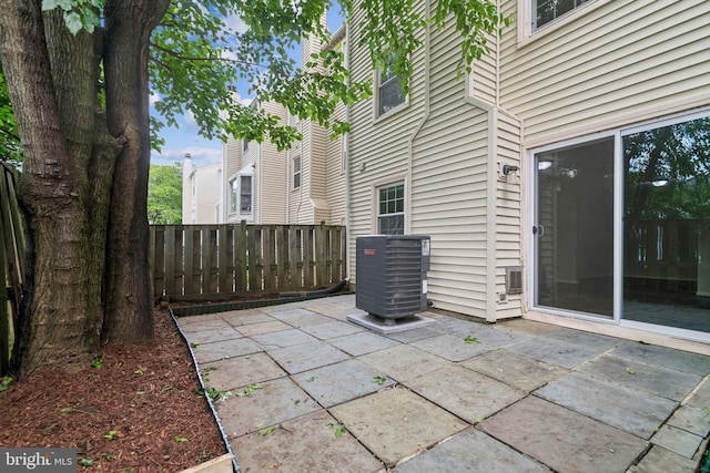 122 Sharpstead Ln, Gaithersburg, MD 20878 - view of patio featuring central AC unit