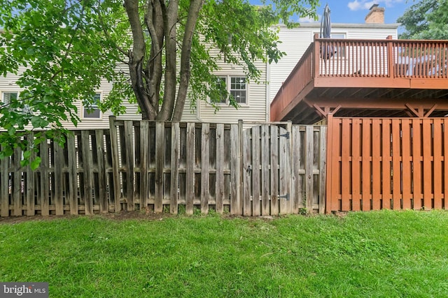 122 Sharpstead Ln, Gaithersburg, MD 20878 - rear view of property with a wooden deck and a chimney