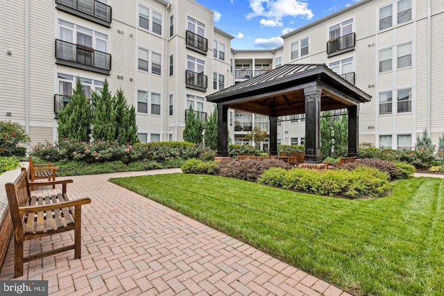 1391 Pennsylvania Ave SE Unit 471, Washington, DC 20003 - view of home's community featuring a gazebo and a yard