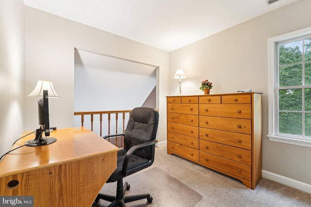 4270 Deborah Ct, Mount Airy, MD 21771 - office area featuring carpet, plenty of natural light, and baseboards