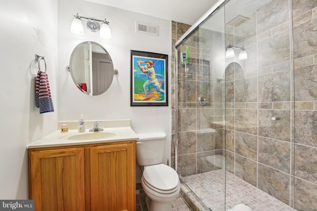 4270 Deborah Ct, Mount Airy, MD 21771 - full bathroom with vanity, toilet, and a shower stall
