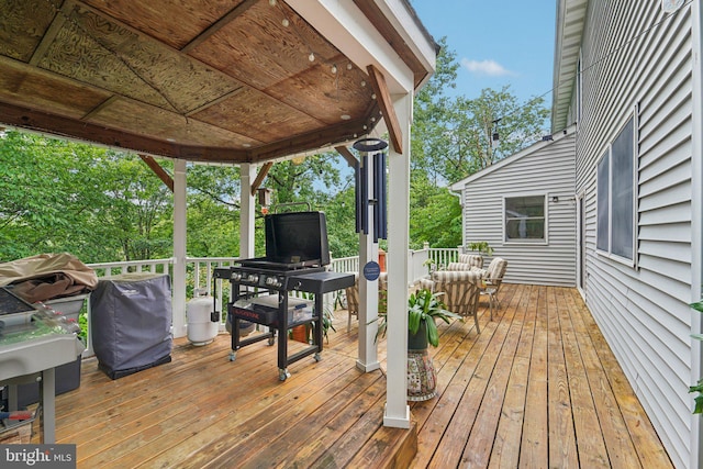 4270 Deborah Ct, Mount Airy, MD 21771 - view of wooden deck