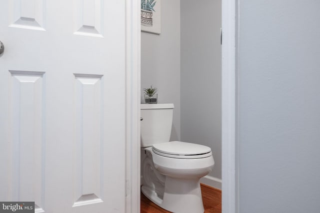 6600 Rockleigh Way, Alexandria, VA 22315 - bathroom with wood finished floors and toilet