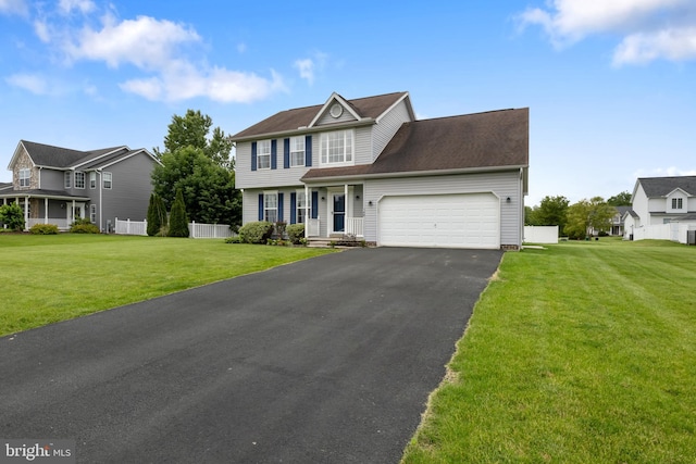 140 N Allwood Dr, Hanover, PA 17331 - view of front facade with a garage and asphalt driveway