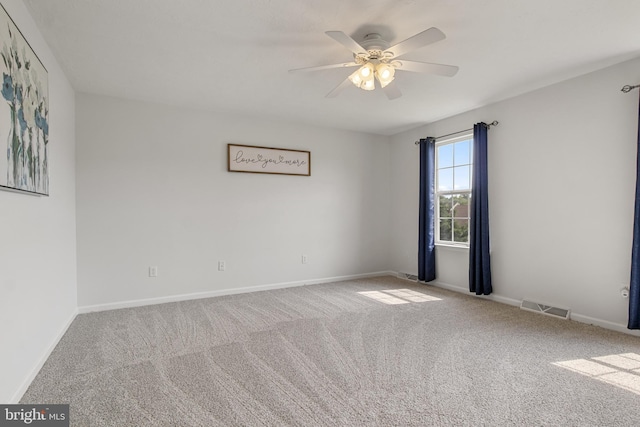 140 N Allwood Dr, Hanover, PA 17331 - unfurnished room with carpet flooring, ceiling fan, and baseboards