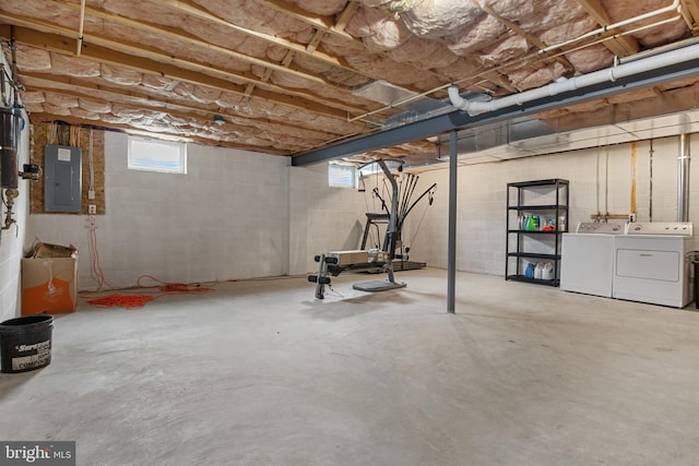 140 N Allwood Dr, Hanover, PA 17331 - basement featuring electric panel and separate washer and dryer