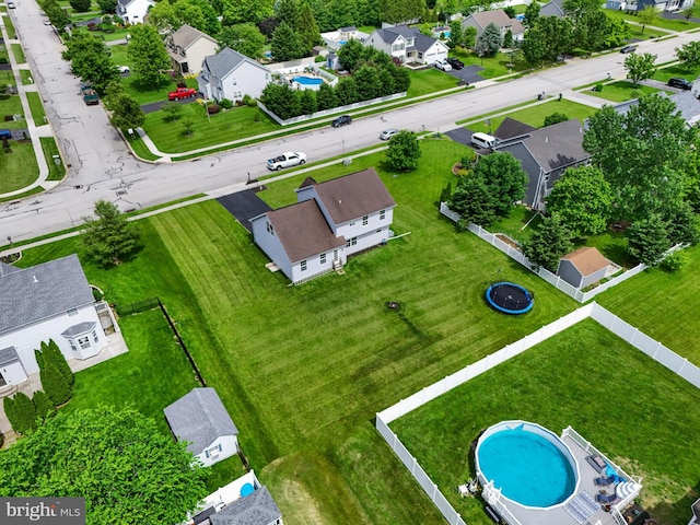 140 N Allwood Dr, Hanover, PA 17331 - aerial perspective of suburban area featuring a pool area
