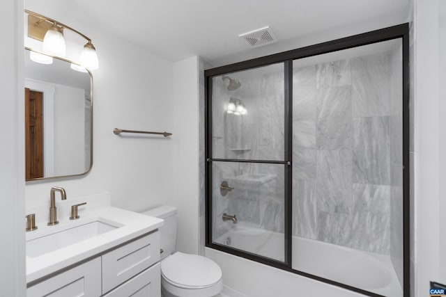329 Carrsbrook Dr, Charlottesville, VA 22901 - full bath with toilet, vanity, and enclosed tub / shower combo