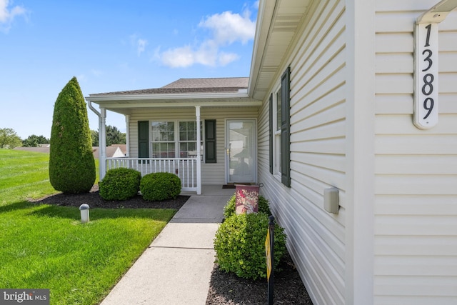 1389 Chami Dr Unit 171, Spring Grove, PA 17362 - property entrance with covered porch and a lawn