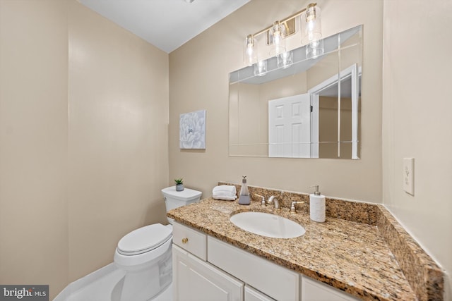 2300 Yvonnes Way, Dunn Loring, VA 22027 - half bathroom with vanity and toilet
