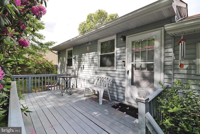 827 Rogers St, Lanoka Harbor, NJ 08734 - view of wooden terrace