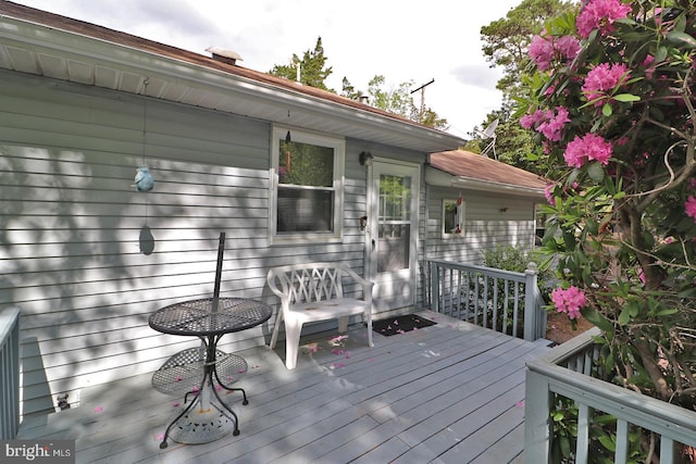 827 Rogers St, Lanoka Harbor, NJ 08734 - view of wooden terrace